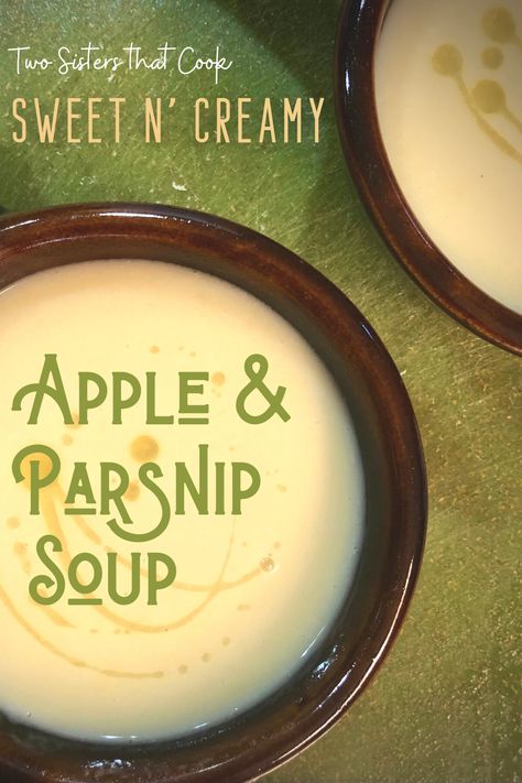 Parsnip And Apple Soup, Apple Soup Recipes, Parsnip Recipes, Parsnip Soup, Apple Soup, Soup Maker, Vegetable Broth, Fall Soups, Hot Soup