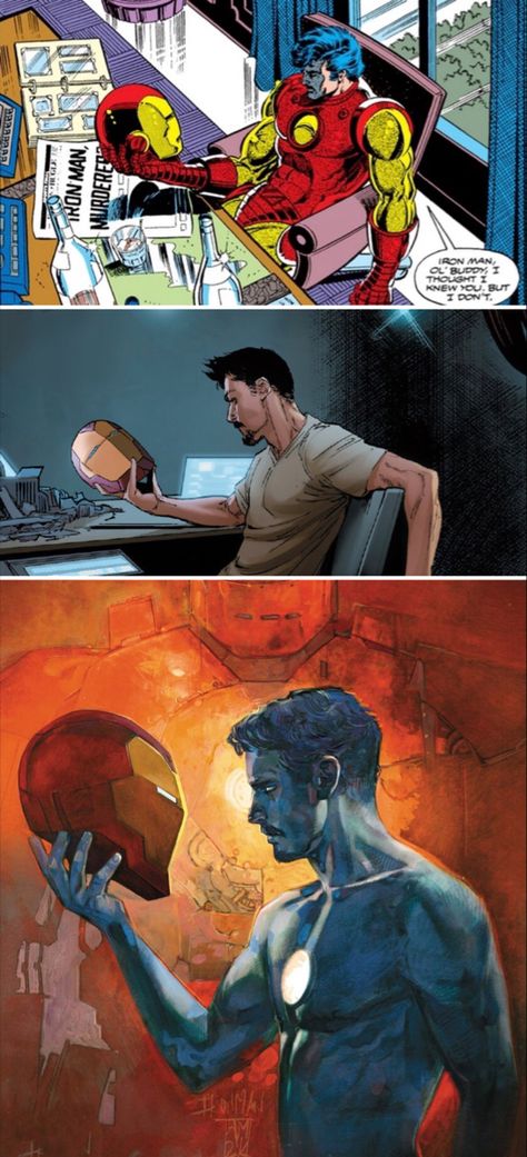 Iron Man Comic Art, Marvel Heroes Names, Tony Iron Man, Gangsta Art, Anthony Stark, Tony Stark Comic, Iron Man Comic, Marvel Headcanon, I Am Iron Man