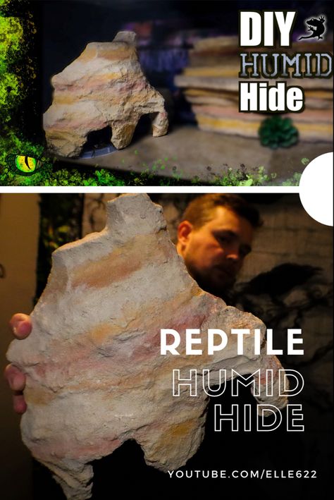 Diy Reptile Enclosure Decor, Pet Snake Habitat, Leopard Gecko Hides Diy, Moist Hide Leopard Gecko Diy, Diy Leopard Gecko Hide, Leopard Gecko Humid Hide, Diy Snake Hide, Diy Crested Gecko Hide, Diy Gecko Hide