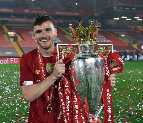 Andy Robertson, Liverpool Champions League, Liverpool Soccer, This Is Anfield, Football Players Images, Liverpool Players, Alexander Arnold, Fc Liverpool, Premier League Champions