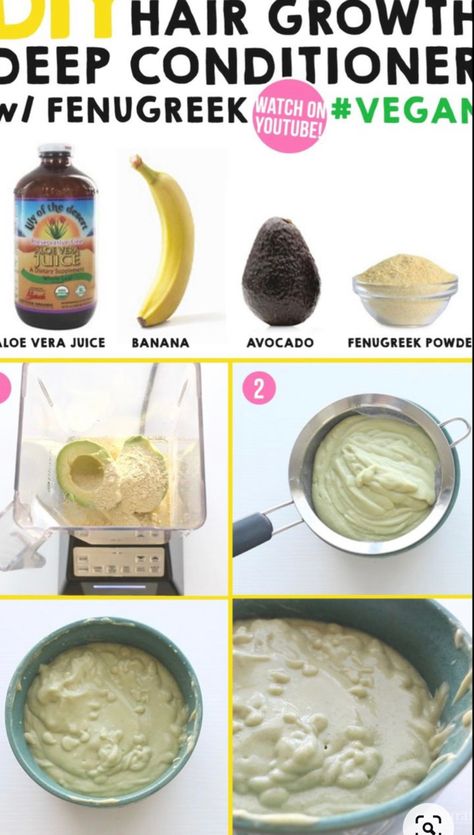 Deep Conditioner For Curly Hair, Hair Conditioner Recipe, Homemade Deep Conditioner, Braid Out Natural Hair, Diy Deep Conditioner, Natural Hair Recipes, Conditioner For Curly Hair, Homemade Conditioner, Diy Conditioner