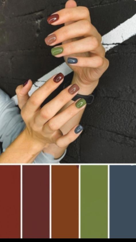 Fall Gel Nails, Fall Nails, Gel Nails, Nail Designs, Nails, Autumn Nails