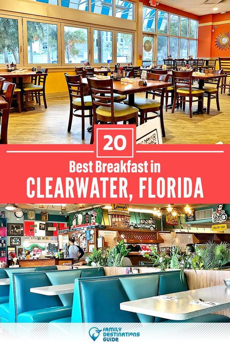 Clearwater Beach Florida Restaurants, Clearwater Beach Restaurants, Clearwater Restaurants, Madeira Beach Florida, Clearwater Beach Florida, Travel Florida, Breakfast Places, Florida Food, Madeira Beach