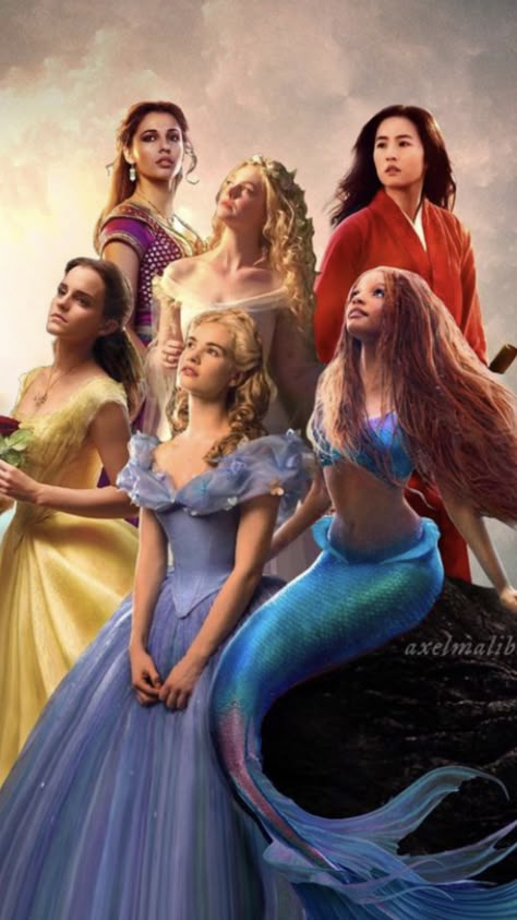 Live Action Disney, Disney Live Action Movies, Disney Princess Artwork, Disney Princess Fan Art, Images Disney, Disney Princess Fashion, Princesses Disney, Disney Collage, Disney Live