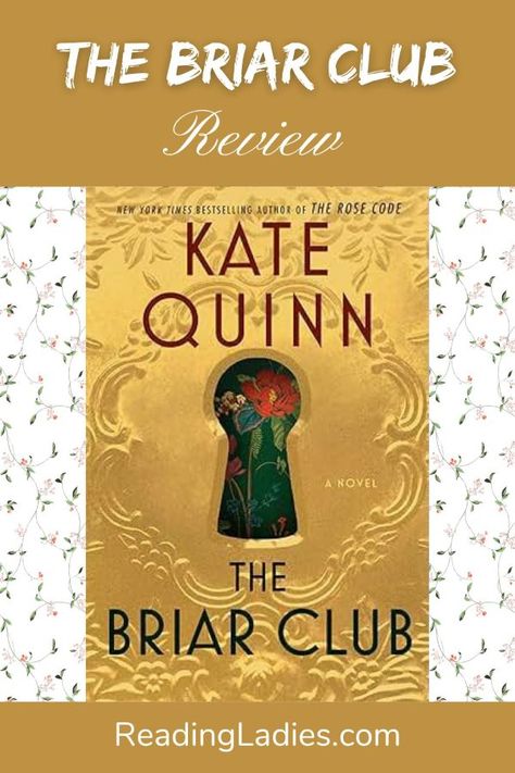 The Briar Club is a uniquely structured and compelling new histfic release by the popular author, Kate Quinn. The Briar Club, The Briar Club Kate Quinn, Kate Quinn Books, Historical Mystery Books, Reading Spot, Popular Authors, Email Subject Lines, Historical Fiction Books, Kate Quinn