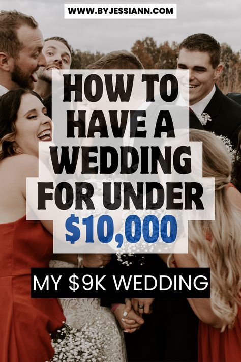 How to Have a Wedding For Under $10,000 - 10K Wedding Budget Secrets Wedding Under 10k, 10k Wedding Budget, Wedding Budget Tips, 10k Wedding, How To Get Married, Genius Ideas, Wedding Budget, Budget Tips, Frugal Living Tips