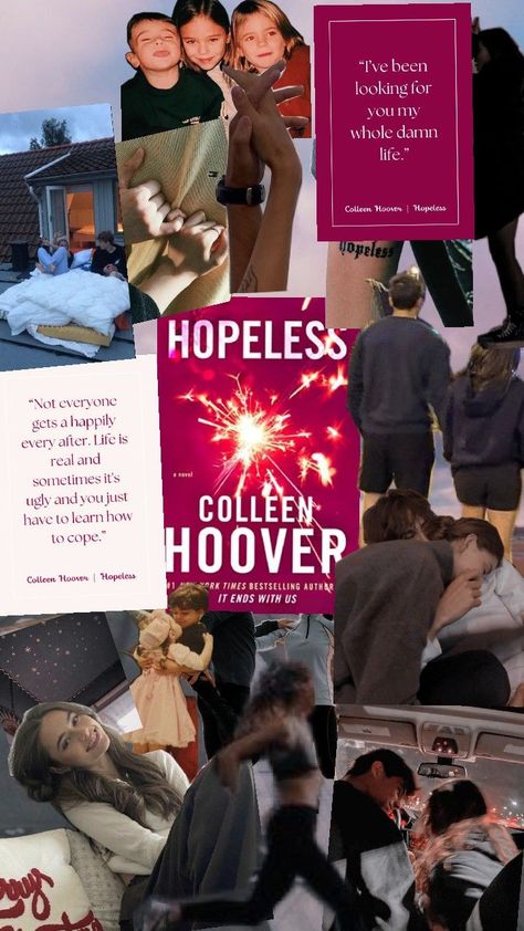 Hopeless Colleen Hoover, It Ends With Us, Colleen Hoover, Book Aesthetic, Being Ugly, You And I, Books