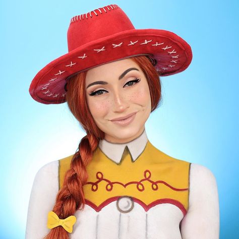 Toy Story Makeup, Jessie Cosplay, Jessie Halloween, Jessie Toy Story Costume, Jesse Toy Story, My Bo, Makeup Ideas Natural, Cute Homecoming Proposals, Toy Story Party Decorations