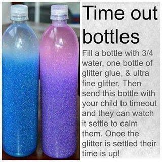 Time Out Bottle, Aurora Party, Uppfostra Barn, Babysitting Activities, Baby Life Hacks, Sensory Bottles, Parenting Done Right, Kid Hacks, Au Pair