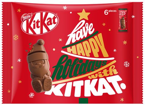 Kitkat Ads, Kitkat Christmas, Pop Up Restaurant, Christmas Picks, College Work, Snoopy Christmas, Christmas Poster, Christmas Advent Calendar, Kit Kat