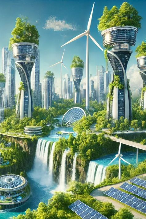 Save this incredible vision of a sustainable future! This futuristic eco utopia showcases towering structures adorned with greenery, clean energy solutions like wind turbines and solar panels, and a lush landscape designed for eco-friendly living. Explore more inspiring eco-friendly landscapes and sustainable design ideas on our board Eco Utopias: Landscapes & Sustainable Futures. Like what you see? Pin and save for future inspiration! 🌿✨

Free Downloads Online: Slaacr.com Futuristic Eco City, Minecraft Solar Panel, Eco Utopia, Solar Punk City, Leaf Ward, Futuristic Forest, Eco Futurism, Solarpunk City, Future Utopia