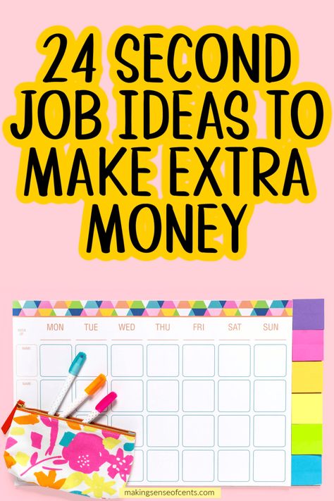 24 Second Job Ideas To Make Extra Money. Here are 24 second job ideas to make extra money. These jobs can be done from home, at night, in the evening, or just in your spare time. Home At Night, Extra Money On The Side, Virtual Assistant Jobs, Daily Ideas, Second Job, Ways To Get Money, Working At Home, Find Clients, Job Ideas