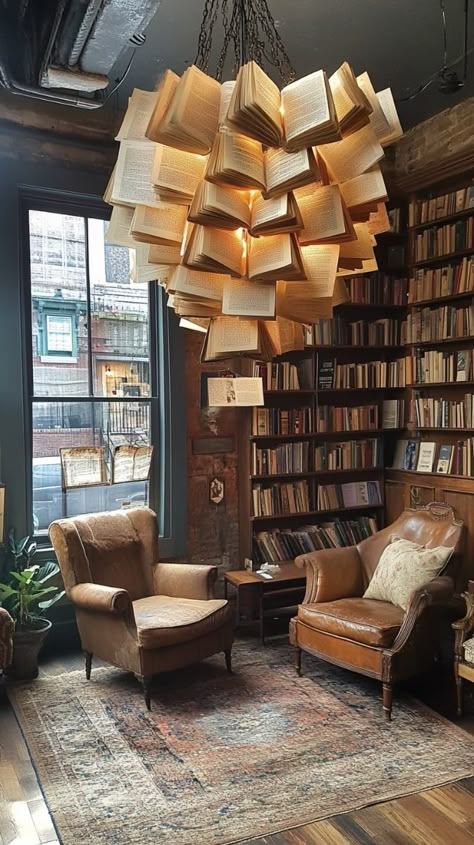 Book Themed Coffee Shop, Book Store With Cafe, Cozy Bookstore Aesthetic Coffee Shop, Bookstore Ideas Creative, Book Store Cafe Design, Coffee Book Shop Aesthetic, Cozy Book Store Aesthetic, Cozy Book Nooks, Modern Bookstore Aesthetic