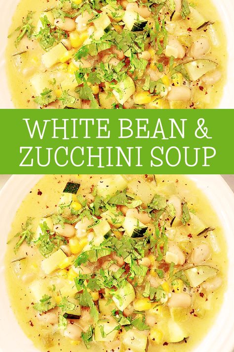 White Bean and Zucchini Soup ~ Hearty soup featuring creamy white beans, tender zucchini, and Southwestern flavors, perfect for chilly evenings! via @thiswifecooks Creamy White Beans, Zucchini Soup Recipes, Homemade Tomato Soup Recipe, Soup Hearty, Quick Soup Recipes, Easy Vegetable Soup, Quick Soup, Soups Stews Chilis, Tomato Soup Homemade