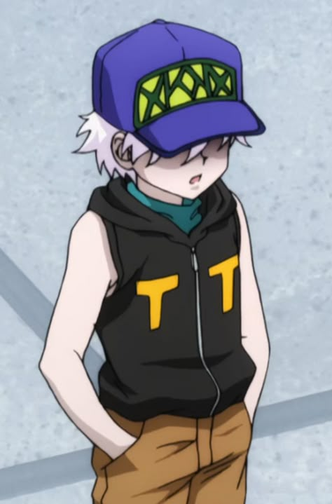 Hunterxhunter Killua, Skater Aesthetic, Haikyuu Wallpaper, Pfp Anime, Hunter Anime, Blue Art, Hunter X Hunter, Anime Outfits, Mood Pics