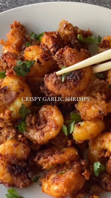 Deep Fried Garlic Cloves, Crispy Garlic Shrimp, Frozen Pre Cooked Shrimp Recipes, Pre Cooked Shrimp Recipes, Peeled Shrimp Recipes, Precooked Shrimp Recipes, Cooked Shrimp Recipes, Deep Fried Appetizers, Crispy Garlic