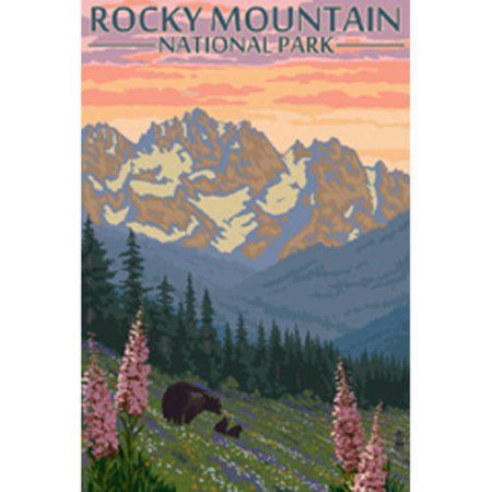 Waterton National Park, Whistler Canada, Mountain Landscapes, Kings Canyon National Park, Watercolor Projects, Kings Canyon, Retro Travel Poster, Crested Butte, Sequoia National Park