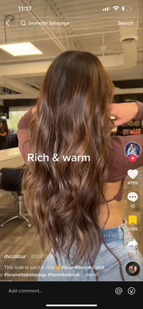 Different Kinds Of Brown Hair, Hair Colors For Golden Skin Tones, Hair Extension Layers, Rich And Warm Brunette, Cool Brown Vs Warm Brown Hair, Hazelnut Highlights On Dark Hair, Expensive Brunette Hair Color Trend, Chestnut Honey Hair, California Brunette Hair Light