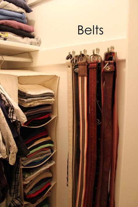 How To Neatly Store And Organize Your Scarves And Belts Organize Belts, Dresser Alternative, Shower Storage Solutions, Belt Storage, Belt Organizer, Shower Storage, Cottage Interior, Decor Quotes, Small Closet