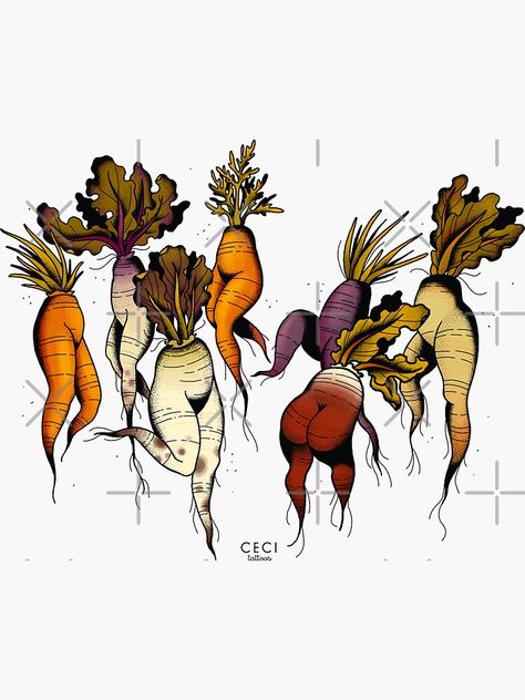 Vegetable Tattoo, Badass Drawings, Spooky Tattoos, Wall Murals Painted, Afrocentric Art, Spirited Art, Vertical Poster, Dance Art, Society6 Art