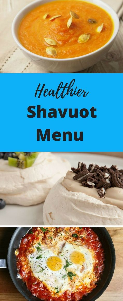 Eat dairy but make it a little healthier with this Shavuot menu Kosher Dairy Dinner Ideas, Sabbath Ideas, Jewish Meals, Shabbat Dinner Recipes, Sukkot Recipes, Shavuot Recipes, Biblical Feasts, Jewish Foods, Jewish Holiday Recipes