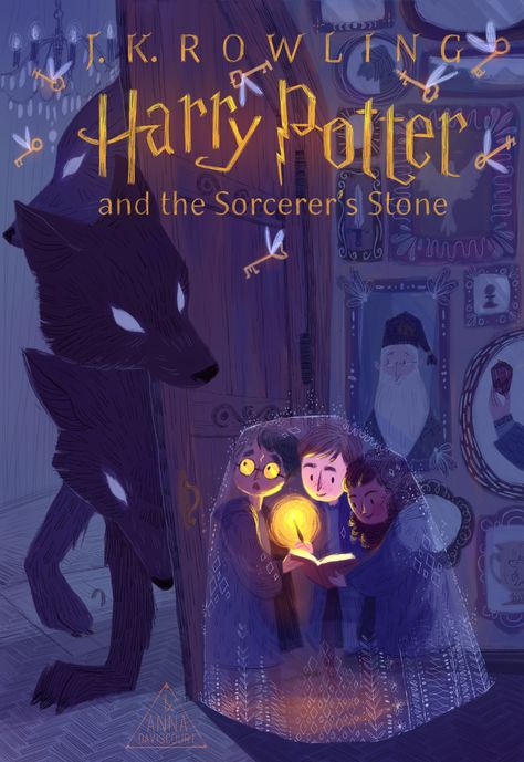 Anna Daviscourt (she/her) on Behance Anna Daviscourt, Sorcerers Stone, Childrens Book Cover, رسم كاريكاتير, Art Harry Potter, Harry Potter Illustrations, 동화 삽화, Harry Potter Illustration, Harry Potter Artwork