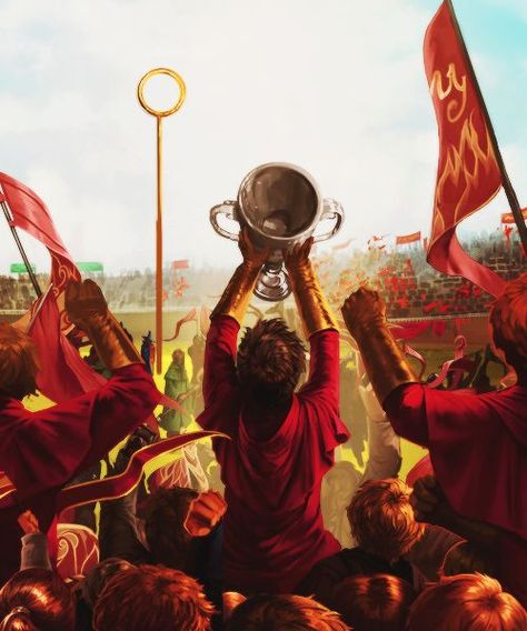 Harry Potter. Winning the Quidditch Cup. One of those golden happy moments from the end of the books. Scorpius And Rose, Harry Potter Next Generation, Art Harry Potter, Yer A Wizard Harry, Images Harry Potter, Potter Art, Harry Potter Wallpaper, Harry Potter Obsession, Wizarding World Of Harry Potter