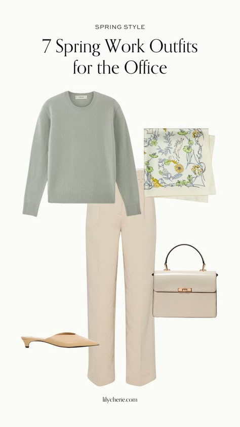 spring work outfits Spring Outfits For Work Office Style, Elegant Wide-leg Work Pants For Spring, Spring Wide-leg Work Pants, Timeless Spring Work Shirt, Timeless Spring Office Wear Blouse, Spring 2024 Office Wear, Office Spring Outfits, Effortless Spring Workwear Tops, Spring 2024 Work Outfits