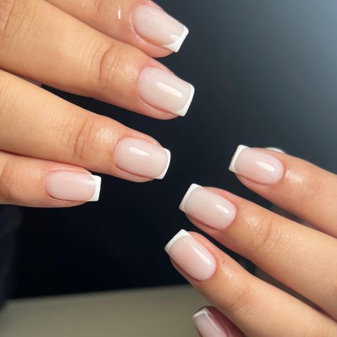 Check out these 23 flawless white tip nails to try out for your next manicure. You’ll feel classy and elegant. This is the ideal manicure for all occasions. Click the article link for more photos and inspiration like this // Photo Credit: Instagram @nailhousebydiana // #blackandwhitefrenchtipnails #coffinwhitetipnails #frenchwhitetipnails #nailaddict #nailart #nailartist #naildesign #naildesigns Milky Pink French Manicure, Milky Nail Designs, Milk French Nails, Milky Nail Art, White Tip Acrylic Nails, Milk Nails, Pink French Manicure, Rock Nails, White Tip Nails