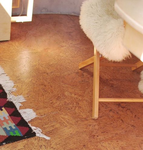 Types Of Flooring Materials, Cork Floor, Penny Floor, Basement Redo, Painted Concrete Floors, Cork Tiles, Marble Flooring, Flooring Trends, Cork Flooring