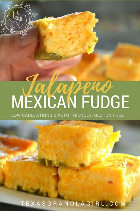 Jalapeño Fudge, Cojita Cheese Uses, Mexican Fudge, Southern Keto, Cheese Souffle, Mexican Appetizers, Mexican Cheese, Cheese Lover, Mexican Food Recipes Authentic