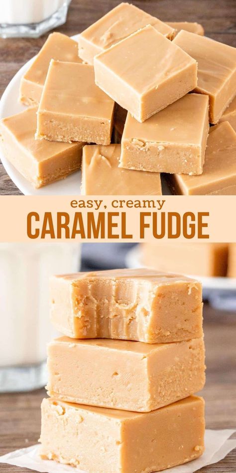 Caramel Candy Recipe Condensed Milk, Just So Tasty, Salted Caramel Fudge Condensed Milk, Condensed Milk Fudge Microwave, Caramilk Fudge Recipe, How To Make Homemade Fudge, Caramel Food Recipes, Best Sweet Recipes, Condensed Milk Recipes Cake