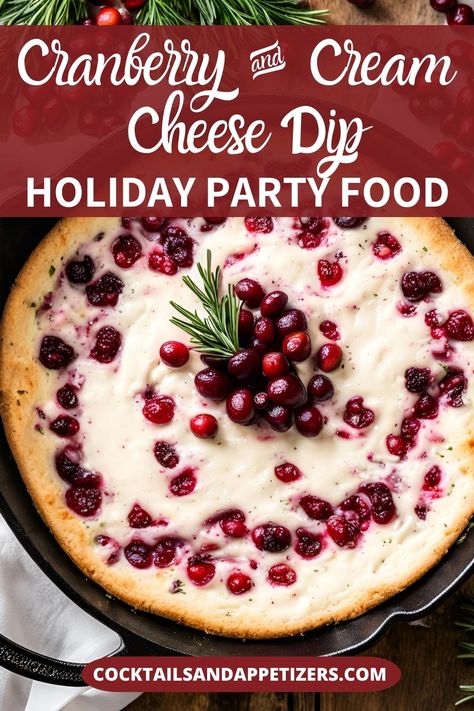 With a festive blend of sweet, tart, and savory flavors, this Cream Cheese Cranberry Dip is a 3-ingredient appetizer, perfect for holiday entertaining. This Cranberry and Cream Cheese baked sweet dip is the perfect Thanksgiving appetizer. Easy recipe to serve during holiday festivities like for Christmas party food, New Year's party recipe ideas and during the Fall holiday season! With a combination of sweet and savory flavors, this dip makes a festive side dish! Cream Cheese Cranberry Dip, Cranberry Cheese Dip, Party Recipe Ideas, Thanksgiving Appetizers Dips, Cranberry Cream Cheese Dip, Cranberry Appetizer, Dip Party, Cranberry Dip, Christmas Side Dish Recipes