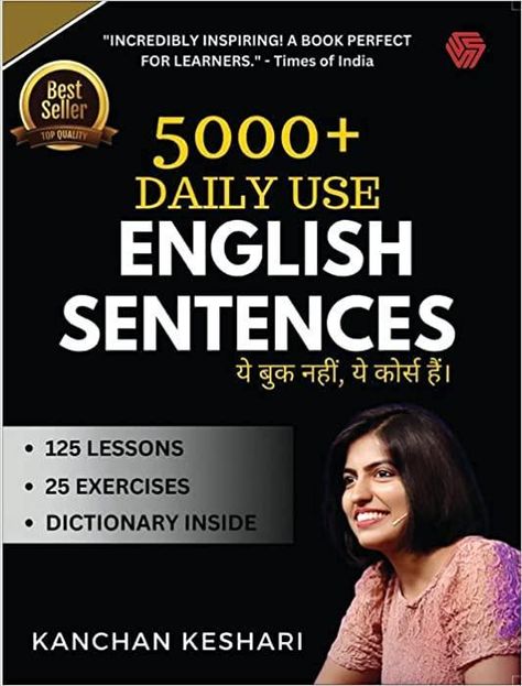 [PDF] [Download] 5000+ Daily Use English Sentences by Kanchan Keshari Daily English Words, English Connection, English Books Pdf, Daily Use Words, English Learning Books, English Speaking Practice, Grammar Book, Conversational English, Fluent English