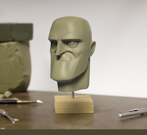 Head Sculpture Art, Clay Heads Sculpture, Human Head Sculpture, Head Sculpture Clay, Zbrush Character Sculpture, Graphic Design Newspaper, Graphic Design 101, Graphic Design Mockup, 3d Karakter