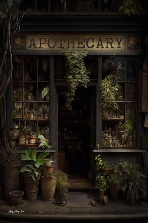 Witchy Pictures, Christian Witch, Apothecary Shop, Dark Cottage Core, Green Academia, Apothecary Decor, Fata Morgana, Dark Home Decor, Deco Nature