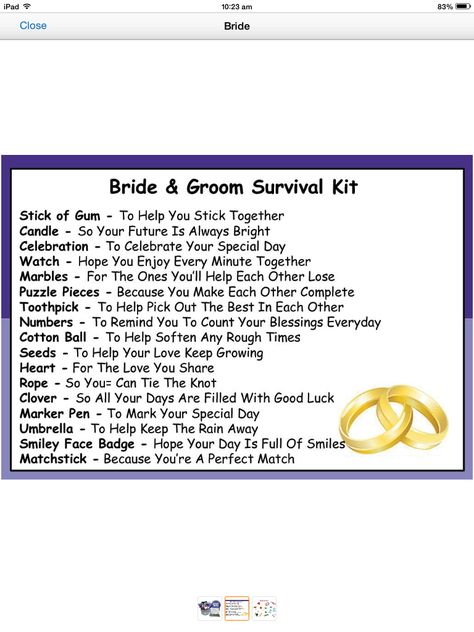 Love this Groom Survival Kits, Wedding Survival Kits, Present Card, Husband To Be, Survival Kit Gifts, Battery Bank, Survival Kits, Uk Kitchen, Advice Quotes