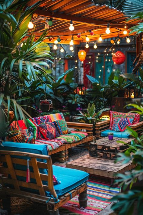 33 Patio Decorating Ideas - Planted Shack Patio Decorating Ideas Arizona, Tiki Lounge Ideas, Tropical Patio Decor Ideas, Tiki Garden Ideas, Tiki Patio Ideas, Mexican Outdoor Decor Patio, Mexican Outdoor Decor, Mexican Patio Ideas, Tiki Bar Ideas