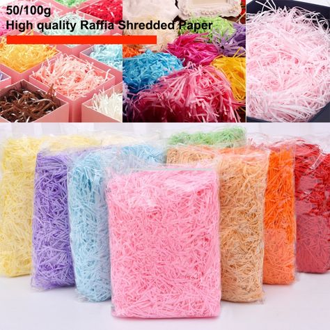 Cheap Gift Bags, Gift Boxes Decoration, Candy Packaging, Shredded Paper, Paper Ribbon, Party Gift Bags, Wedding Confetti, Crafting Paper, Christmas Gift Box