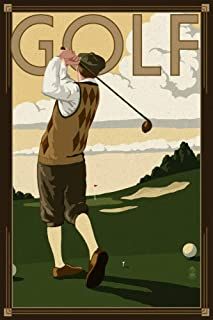 Golf Wall Art, Golf Poster, Dog Poster, Support Artists, Art Ink, Big Canvas Art, Getting Old, Sale Poster, Frames On Wall