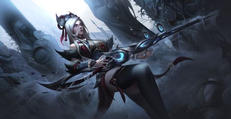 ArtStation - Snowmoon Caitlyn Fanart Caitlyn Fanart, Game Splash Art, Lol Champ, Lol Wallpaper, League Of Legends Wallpapers, Virtua Fighter, Zed League Of Legends, Venture Bros, Lol Fanart