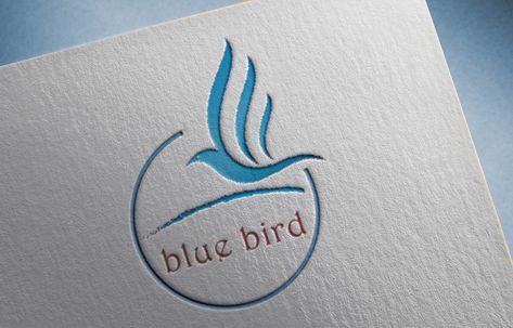 Blue Bird Logo, Bird Logo Design, Bird Cakes, Water Logo, Logo Animal, Bird Logo, Food Logo Design, Cake Logo, Bird Logos