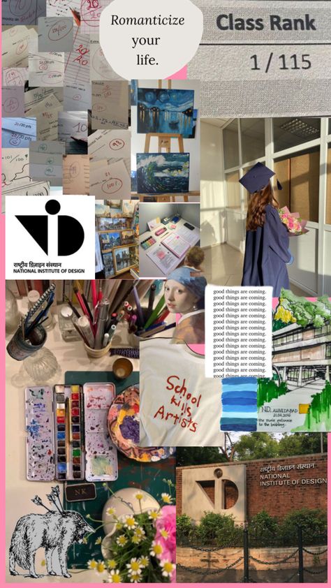 Nid Ahmedabad, National Institute Of Design, Affirmation Board, Career Vision Board, 11th Grade, Dream College, Manifestation Board, Study Inspiration, Dream Job