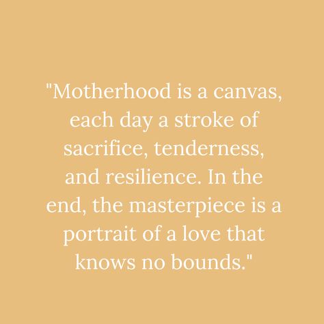 In the canvas of motherhood, every day contributes a stroke of sacrifice, tenderness, and resilience. 🖌️ The final masterpiece? A portrait of love with no bounds. #beyondmotherhood #candidchildhood #childofig #childhoodunplugged #connectingmoms #dailyparenting #heymama #kidsforreal #letthekids #letthembelittle #lifewithkids #littleandbrave #littlefierceones #momlife #momlifeisthebestlife #mommyhood #mommylife #mommyandme #momazine Kid Quotes, Hey Mama, Mommy Life, Parenting Quotes, Quotes For Kids, Mom Life, Of Love, Every Day, Parenting