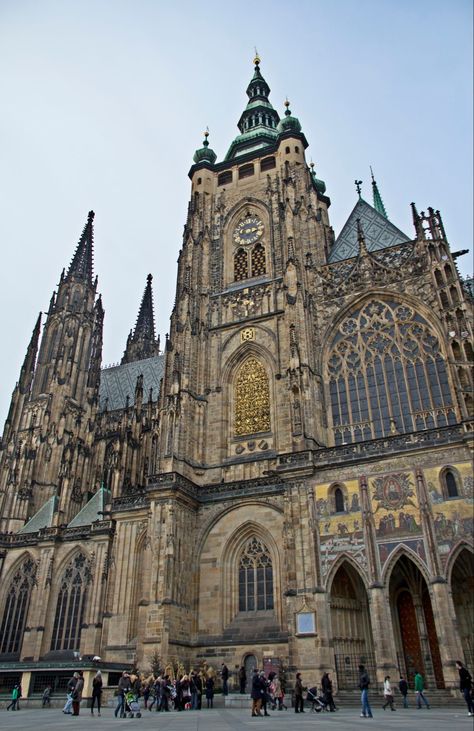 Prague Cathedral, St Vitus Cathedral Prague, Story In Instagram, I Want To Be Rich, Prague Architecture, St Vitus Cathedral, St Vitus, German Architecture, Cathedral Architecture