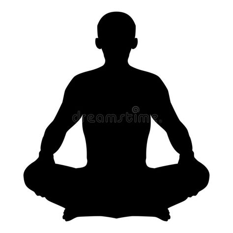 Man in pose lotus Yoga pose Meditation position silhouette Asana icon black color illustration. Man in pose lotus Yoga pose Meditation position silhouette Asana royalty free illustration Meditation Silhouette, Pose Silhouette, Lotus Pose Yoga, Illustration Man, Canvas Art Painting Abstract, Yoga Illustration, Silhouette Drawing, Lotus Yoga, Lotus Pose