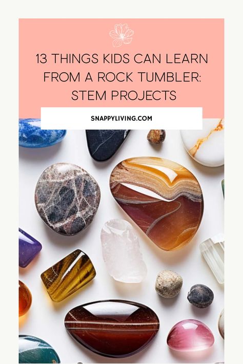 Rock Experiments For Kids, Rock Collection Science Fair Project, Rock Tumbler Machine, Rock Tumbler Diy, Dyi Rock Tumbler, Rock Tumbling, Science Week, Rock Tumbler, Fair Projects