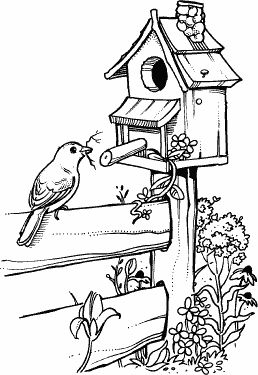 Birdhouse Fence, Stamps Art, Pyrography Patterns, Art Stamps, Wood Burning Patterns, Wood Burning Art, Pencil Art Drawings, Drawing Images, Digi Stamps