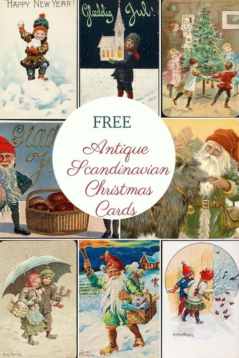 Free Printable Antique Scandinavian Christmas Cards Blue Antique, Vintage Christmas Images, Picture Boxes, Box Cards, Christmas Graphics, Antique Blue, Free Christmas Printables, Printable Christmas Cards, Diy Christmas Cards