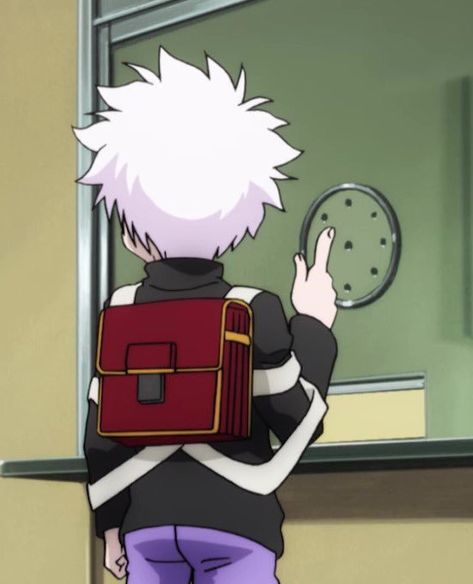 Killua Backpack, Killua Outfits, Giant Closet, Greed Island, Backpack Drawing, Crochet Tote Bags, Gon And Killua, Crochet Shoulder Bags, Backpack Outfit